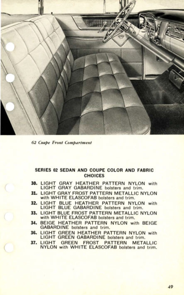 1956 Cadillac Salesmans Data Book Page 145